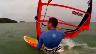 lightwind windsurfing @ Baan Manali Resort In Koh Phangan Thailand