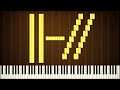 TRENCH 🎹 TWENTY ONE PILOTS 🎹 ULTIMATE PIANO MEDLEY