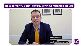 How to verify your identity with Companies House - a step-by-step demo from Lambert Chapman LLP