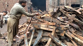 Making Chaff Cutter From Old Spring Leaf | Old Factory Manufacturing