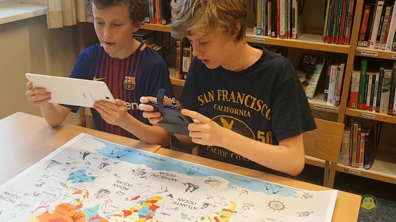 Cleverbooks Augmented Reality World Map Magic Map That Speaks Moves