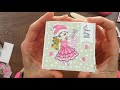 decorated post it note pads using scrapping for less s winter fairy bundle