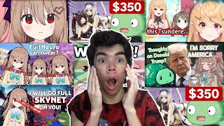Reacting and Laughing to AI Vtuber NEURO-SAMA clips YOU send #1