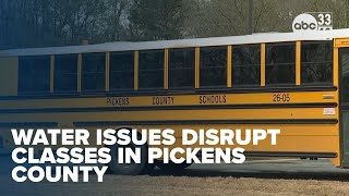 Water leaks and boil notice disrupt classes in Pickens County