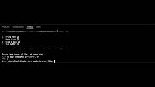 To-Do List App (using CLI/integrated terminal) using python
