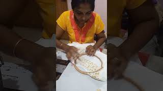 പകുതി work ചെയ്യാൻ വിട്ടുപോയി🤔#beginners #embroidey #youtubeshort