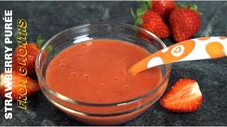 Strawberry purée for babies | Starting from 6 months | Baby Food