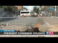 Wits Protest | President condemns violence