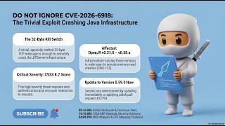 DO NOT Ignore CVE-2026-6918: The Trivial Exploit Crashing Java Infrastructure #cybersecurity