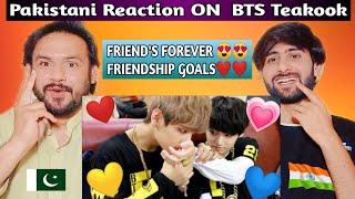 Pakistani reacts to | taekook Best moments  💜  | Jungkook BTS 💜  | V BTS  💜 | Pak Reaction