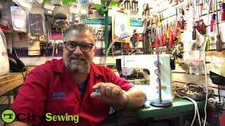 How to adjust the needle bar high.