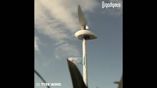 Meet Tyer Wind Converter This wind turbine mimics the motion to generate electricity