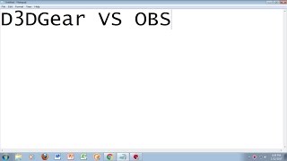 D3DGear VS OBS | Feedbacks