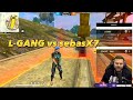 ZELIKA SE Sorprende AL VER el nivel DE L-GANG en MOVIL! QUE para L-GANG vs sebasX7