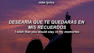Conan Gray - Memories | Sub Español / Lyrics