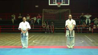 Sensei Claudio Toledo y Sensei Iván Aguilera -  Kanku Kata