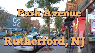 Walking on Park Avenue in Rutherford, New Jersey, USA | Highland Cross to Rutherford Station