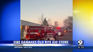 Fire Damages Old Rite Aid Store