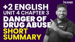 Plus Two English: Danger of Drug Abuse Shot Summary Malayalam | Shafi Sir | Rans