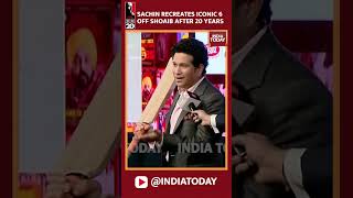 Sachin Tendulkar Recreates Iconic 6 Off Shoaib Akhtar After 20 Years | India Today Conclave 2023