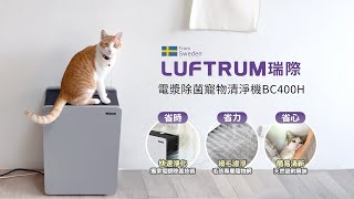 LUFTRUM瑞際 電漿除菌寵物清淨機BC400H｜安安台北小日常強力推薦