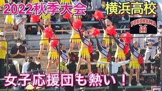 【女子応援団も熱い】横浜高校秋季大会 2022.9.25準決勝3回裏攻撃 チアガール