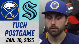 Alex Tuch Postgame Interview vs Seattle Kraken (1/10/2023)