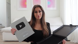 100k silver award unboxing!