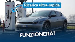 Ricarica ULTRA-rapida (10-80%) su Kia EV6 2022: costi e prova