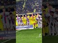 Barça and Villarreal players paying tribute to the victims of the earthquake in Turkey and Syria.