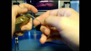 Lock Picking-Apertura lucchetto CISA LogoLine 210/50