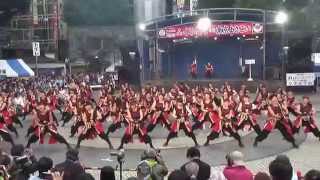 早大　踊り侍　2015　燃ゆる　東京よさこい2015　本祭　西口公園会場