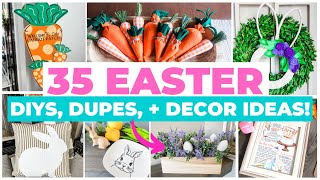 35 BEST Easter DIYs, Crafts, & Decor Ideas! | Dollar Tree Easter Decor 2024