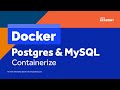 Docker Compose | How to configure PostgreSQL or MySQL database with Python Django