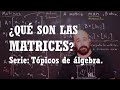 ¿Qué son las matrices?