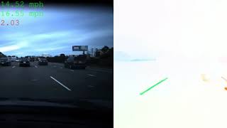Vehicle Speed Estimation using Optical Flow (Training)