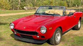 1979 Fiat 124 Spider 2.0 PininFarina