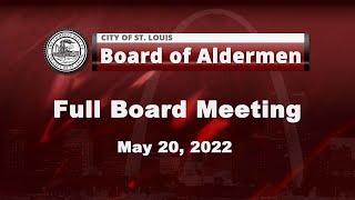 Board of Aldermen - May 20, 2022