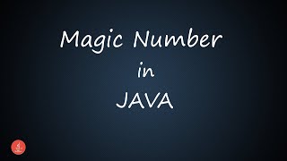 Magic Number in JAVA || BluejCode