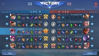 Ruby tank carry 2 marksman high damage team win with MVP 0 death finish game in 18 minutes |无尽对决露比坦克