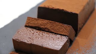 計り不要！材料3つ簡単チョコレートテリーヌ How to make chocolate terrine with three ingredients