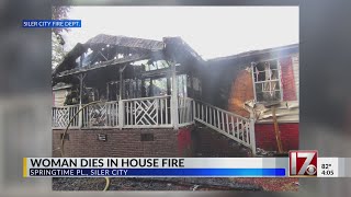 Woman dies in Siler City house fire