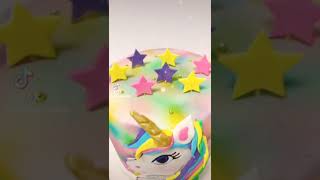 unicorn horse face cake . I DNT own the background music ❤️