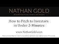 How To Pitch To Investors In Under 2 Minutes