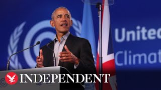 Cop26: Barack Obama calls out China and Russia for not attending climate summit