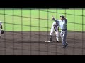 安里健 選手（沖尚）　先制タイムリー（決勝点）　第96回全国高校野球選手権沖縄県大会　2回戦 沖縄尚学ｖｓ沖縄水産 2014.6.29