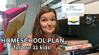 2023-2024 Homeschool Curriculum Choices || Homeschooling a Large Family