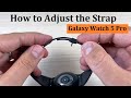 How to Open / Close / Adjust the Band (Bracelet / Strap) for Samsung Galaxy Watch 5 Pro