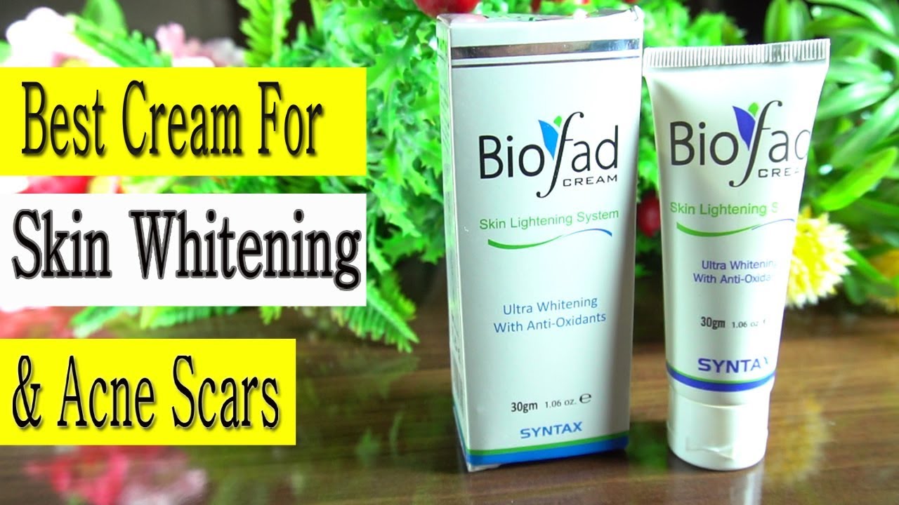 Best Cream For Acne ♥ BIOFAD Cream Review ♥ Skin Whitening //Lightening ...