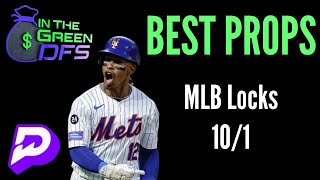 PRIZEPICKS MLB TODAY | BEST 4 BETS | TUESDAY 10/1/24